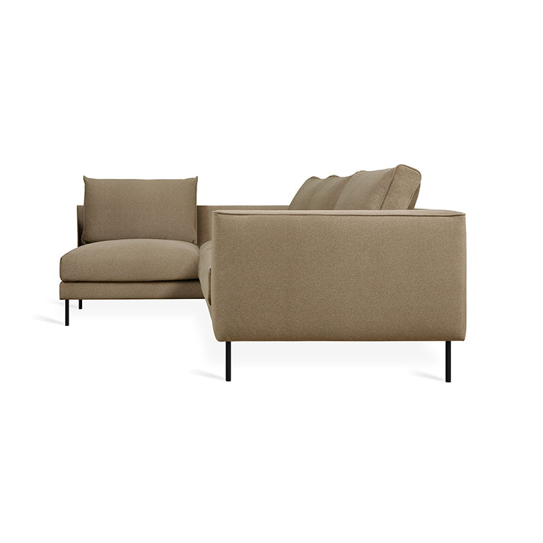 Gus* Modern RENFREW Sectional | Left - Merino Mocha