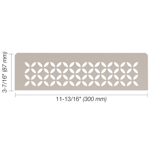 Schluter® FLORAL Greige SHELF-N niche shelf