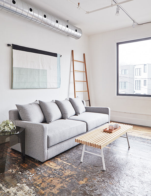 Gus* Modern FLIPSIDE Velvet Mercury sofabed