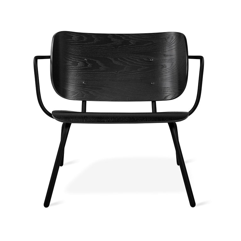 Gus* Modern BANTAM Black Ash lounge chair