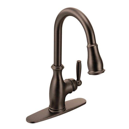 Moen BRANTFORD® Oil Rubbed Bronze pull-down kitchen faucet