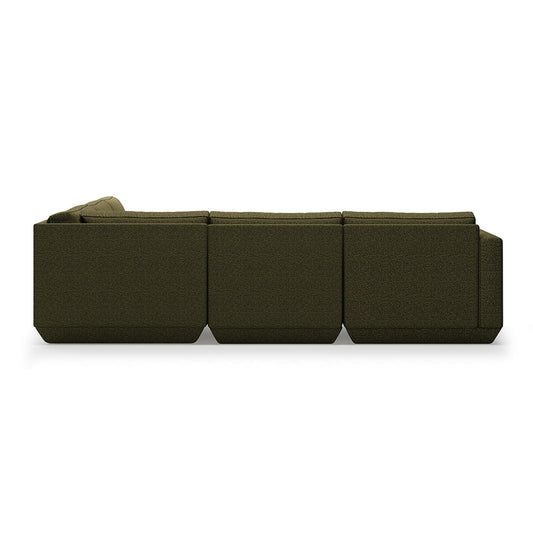 Gus* Modern PODIUM 5PC Corner Sectional - Copenhagen Terra