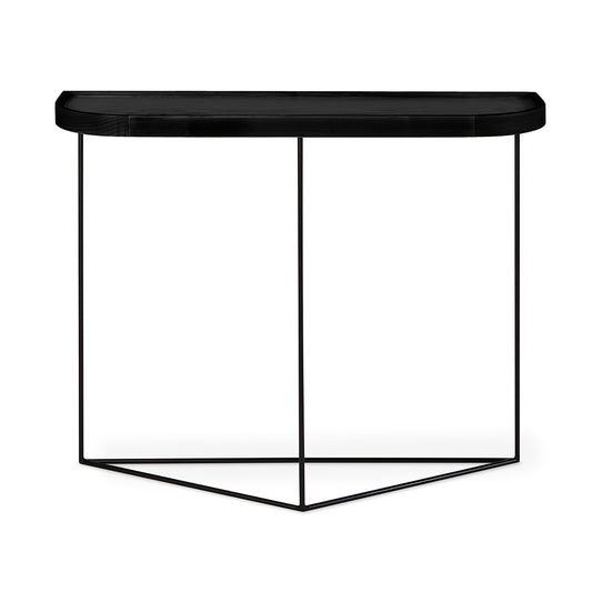 Gus* Modern PORTER Black Ash console table