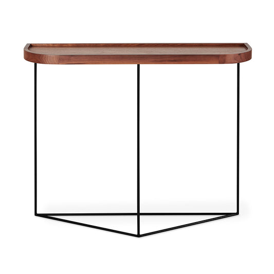 Gus* Modern PORTER Natural Walnut console table