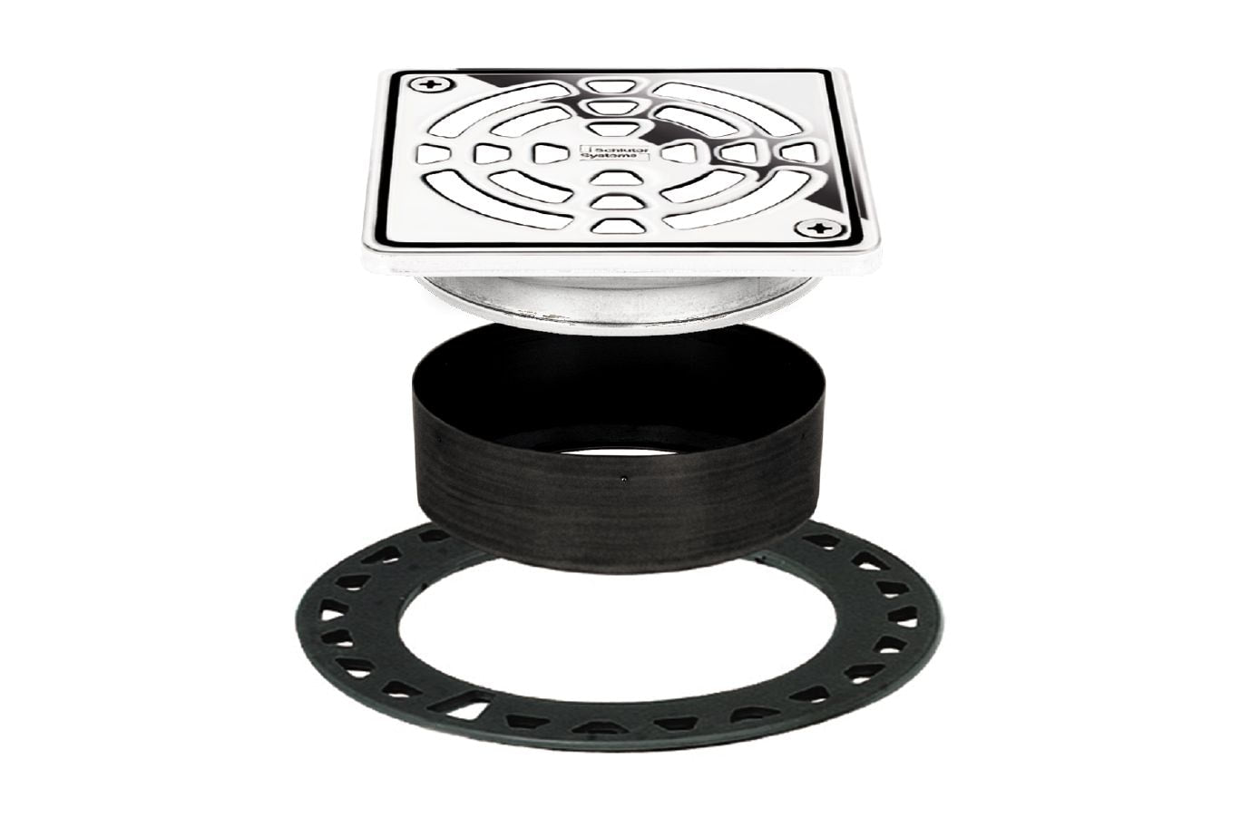 Schluter® CLASSIC Chrome KERDI-DRAIN grate kit
