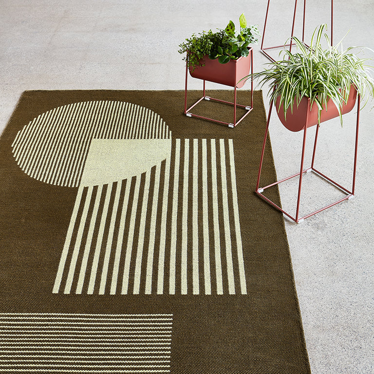 Gus* Modern CONSTRUCT cargo reversible rug 5x8