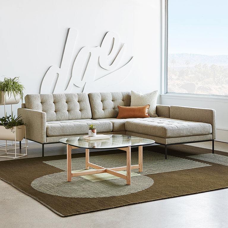 Gus* Modern TOWNE Bi-Sectional - Funfetti Linen