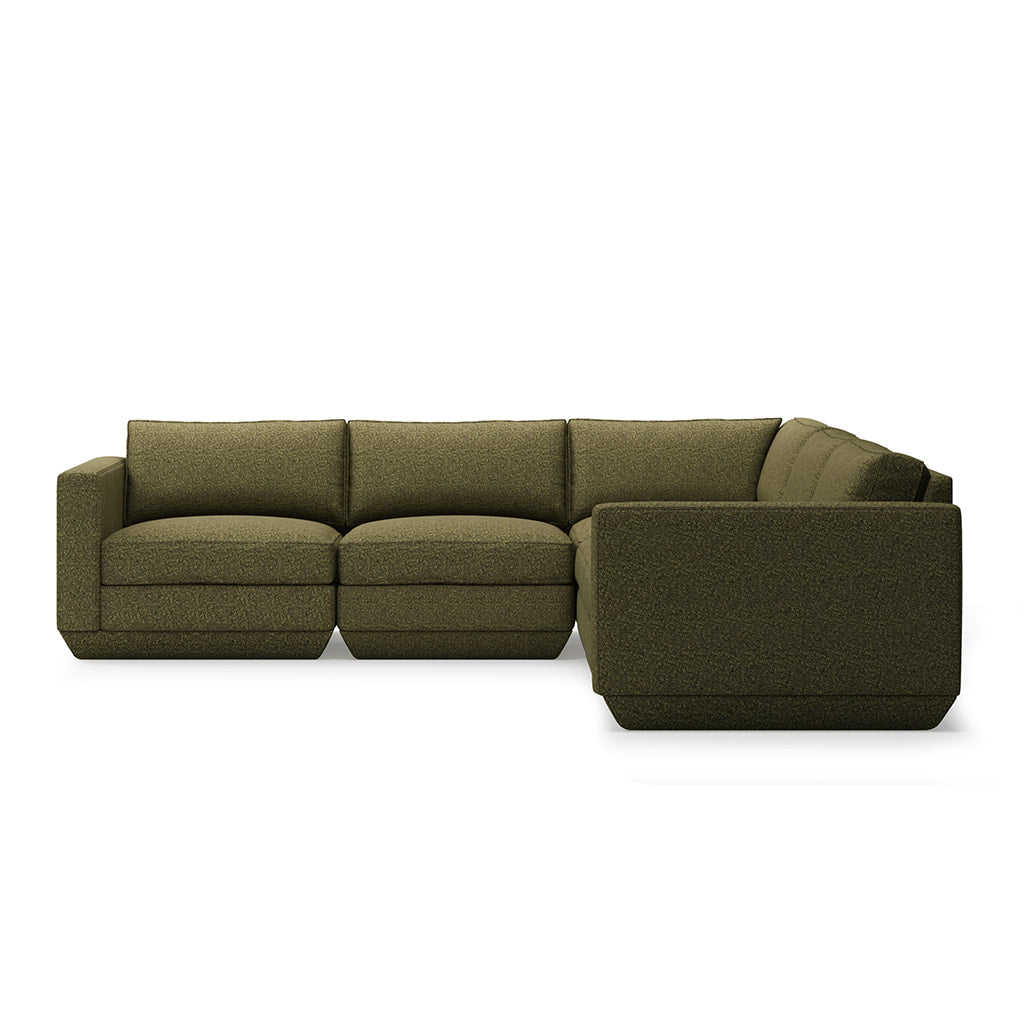 Gus* Modern PODIUM 5PC Corner Sectional - Copenhagen Terra
