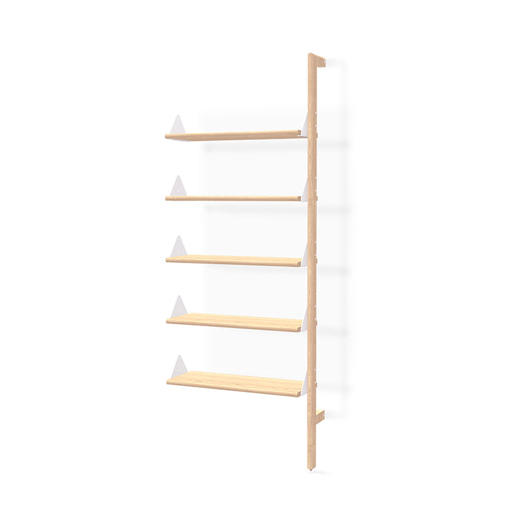 Gus* Modern BRANCH blonde / white / blonde ash shelving unit add-on