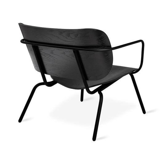 Gus* Modern BANTAM Black Ash lounge chair