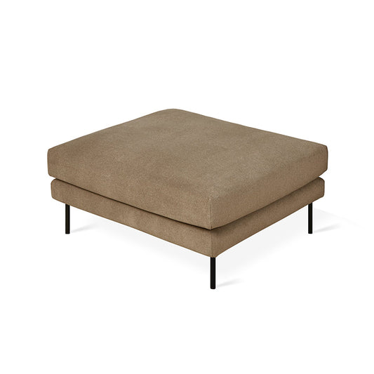 Gus* Modern RENFREW merino mocha ottoman