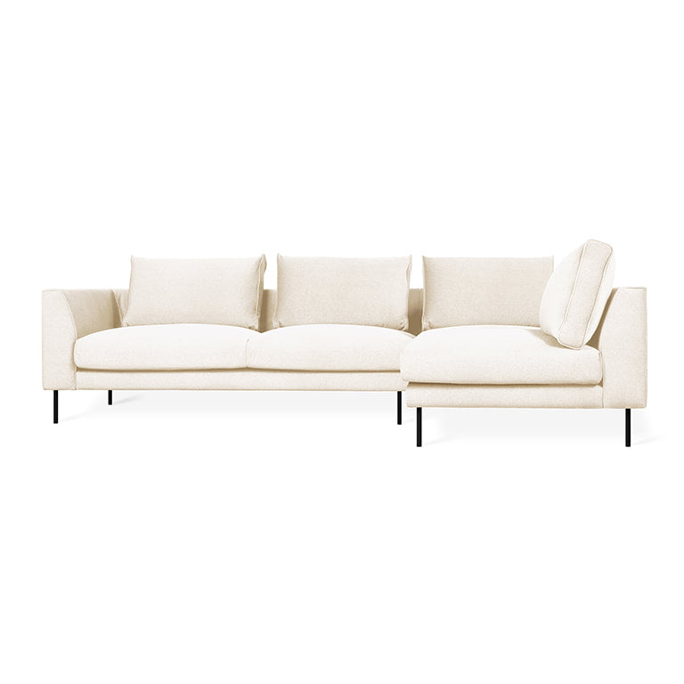 Gus* Modern RENFREW Merino Cream Sectional | Right