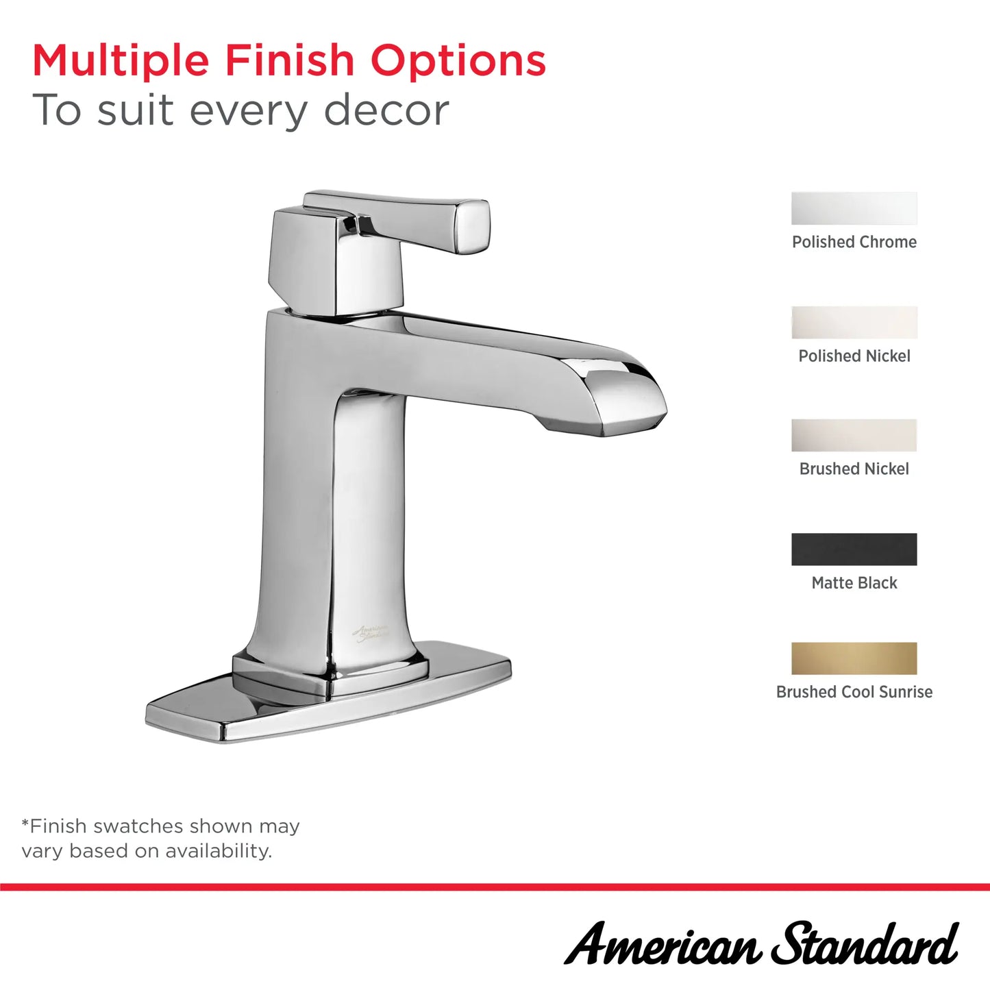 American Standard TOWNSEND® Chrome single handle vanity faucet