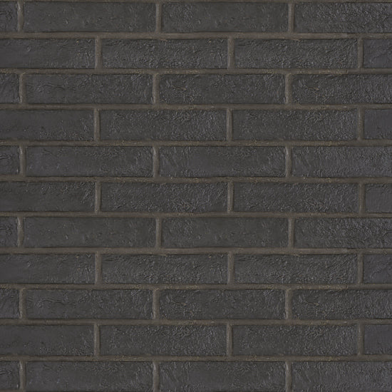 LONDON BRICK Black 2.3 x 10 porcelain wall / floor tile