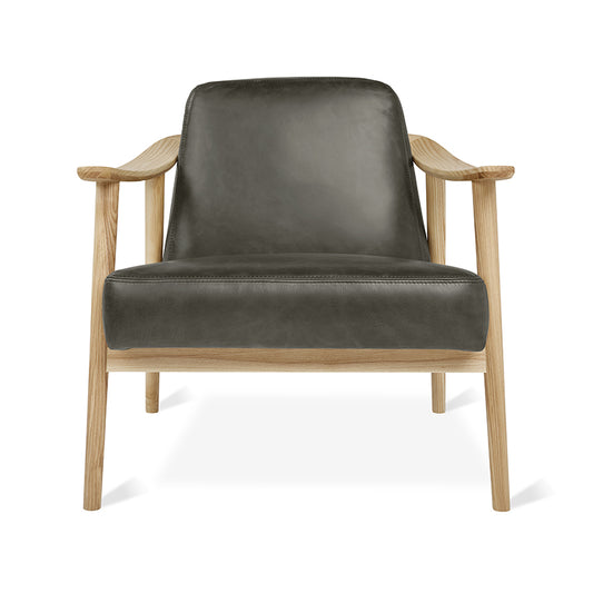 Gus* Modern BALTIC Tucson Char leather chair with Natural Ash frame