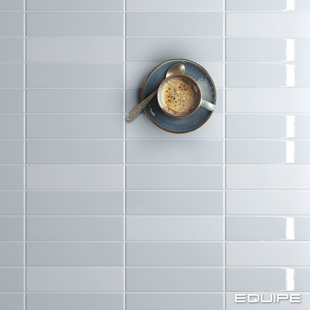 COSTA NOVA Baby Blue 2 x 8 glossy wall tile