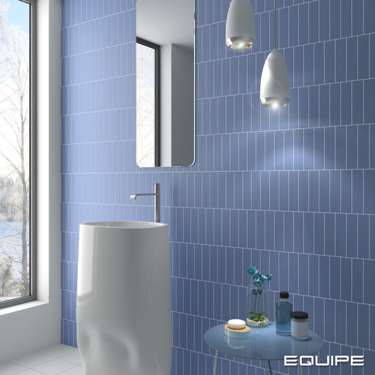 COSTA NOVA Banyan Blue 2 x 8 matte wall tile