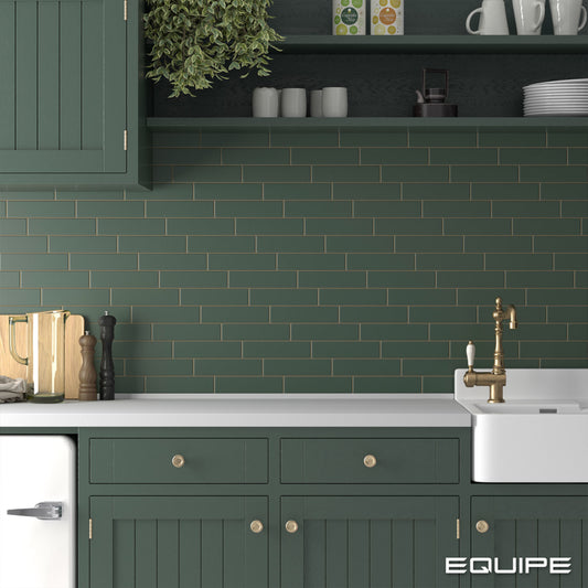 COSTA NOVA Laurel Green 2 x 8 matte wall tile