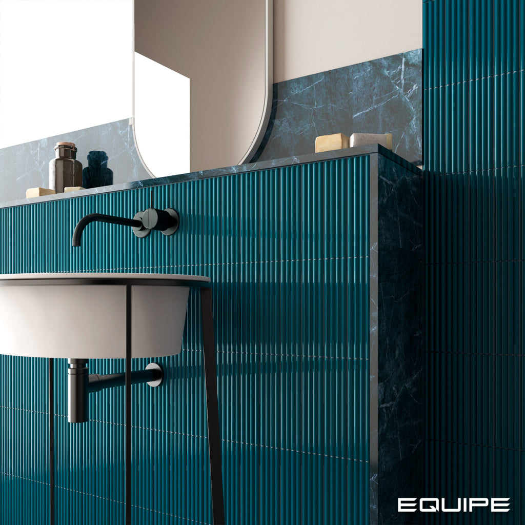 COSTA NOVA ONDA Glacier 2 x 8 glossy wall tile
