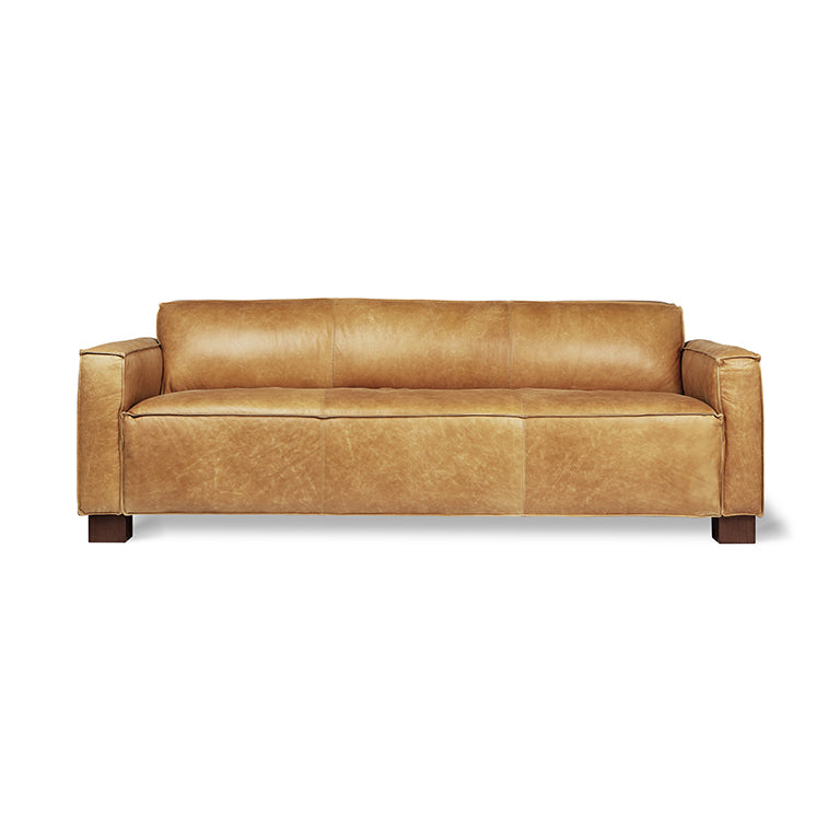Gus* Modern CABOT Canyon Whiskey Leather sofa