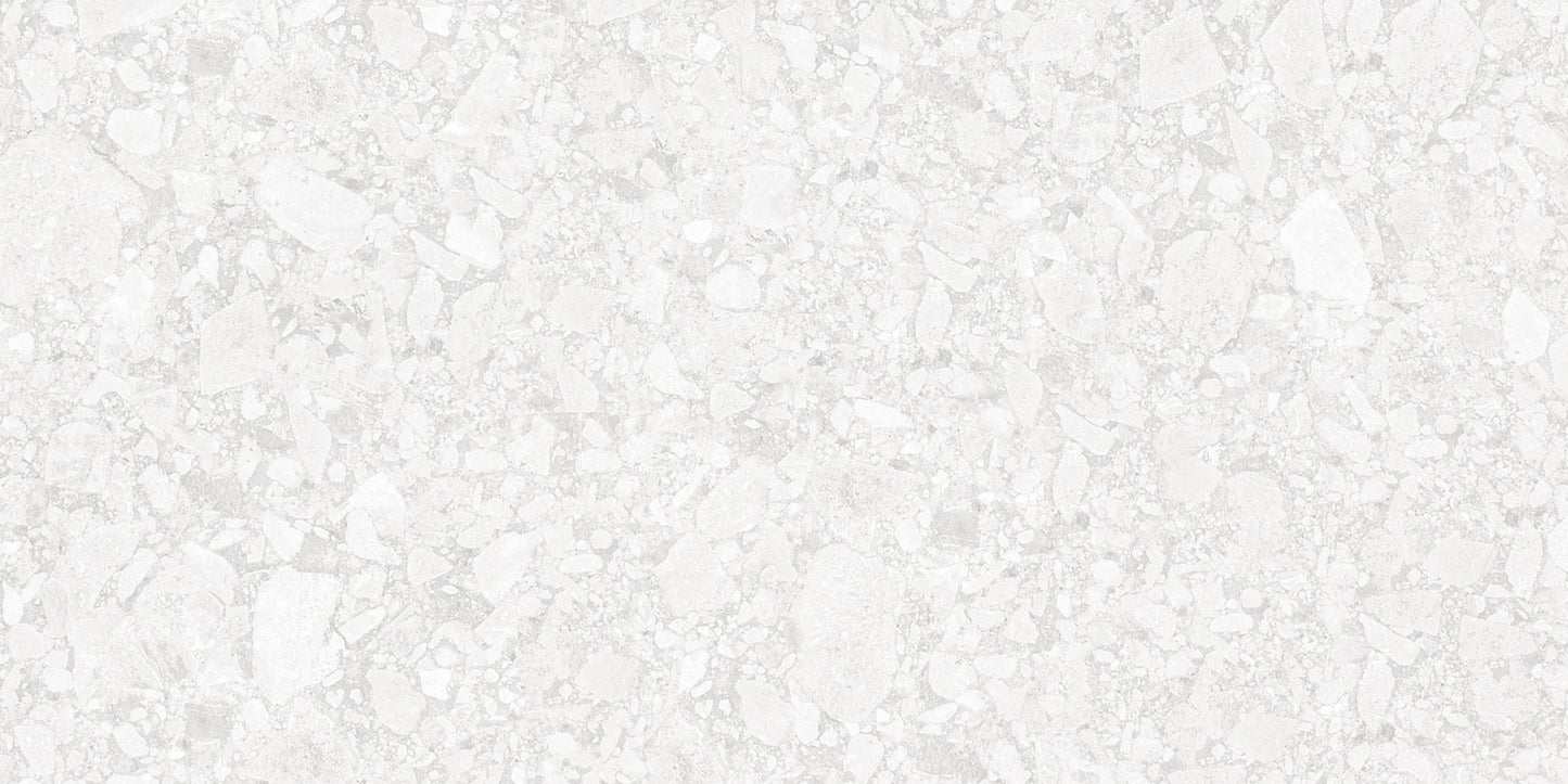 CEPPO DI GREY White stone effect 12 x 24 matte wall / floor tile