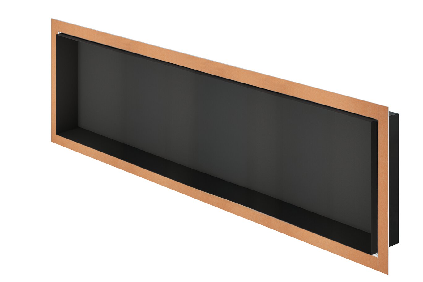 Schluter® DESIGN-NICHE Matte Black 12 x 48 aluminum shower niche