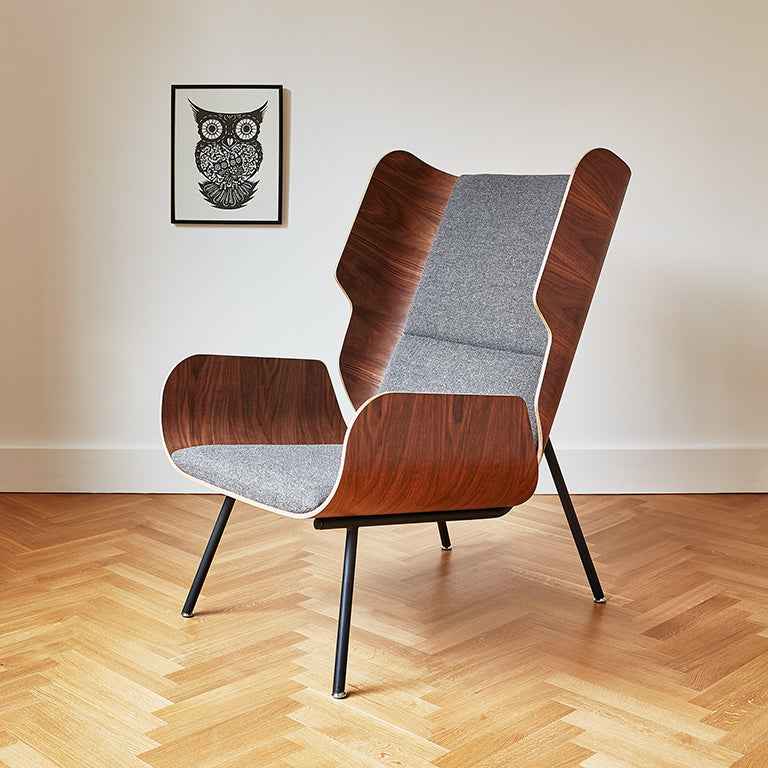 Gus* Modern ELK Andorra Pewter chair