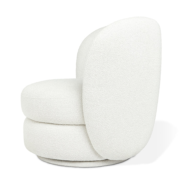 Gus* Modern FORME Morris Bone swivel chair