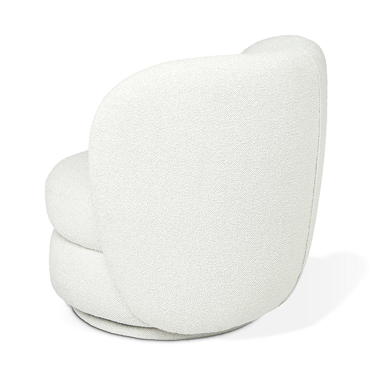 Gus* Modern FORME Morris Bone swivel chair