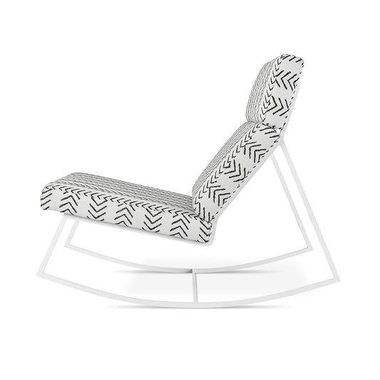 Gus* Modern GT ROCKER Lino Birch White chair