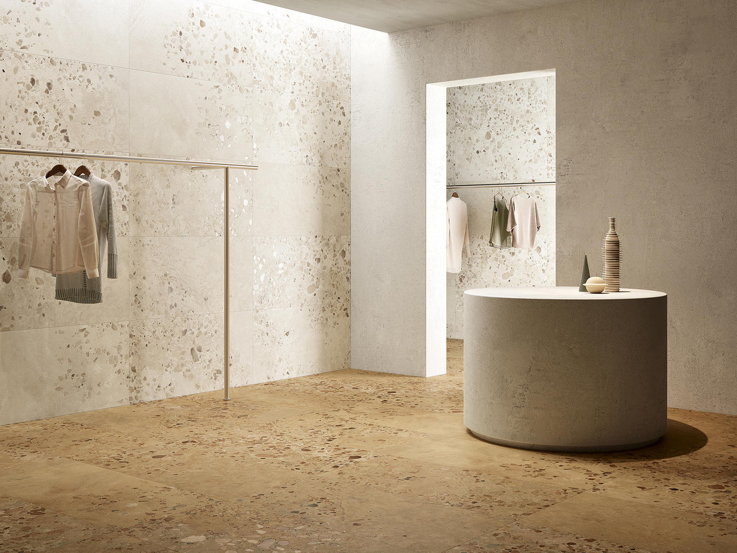 I Cocci Siciliani Naturele 24 x 24 natural stone style wall / floor tile