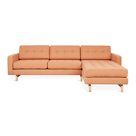 Gus* Modern JANE 2 Caledon Sedona bi-sectional with Natural Ash base