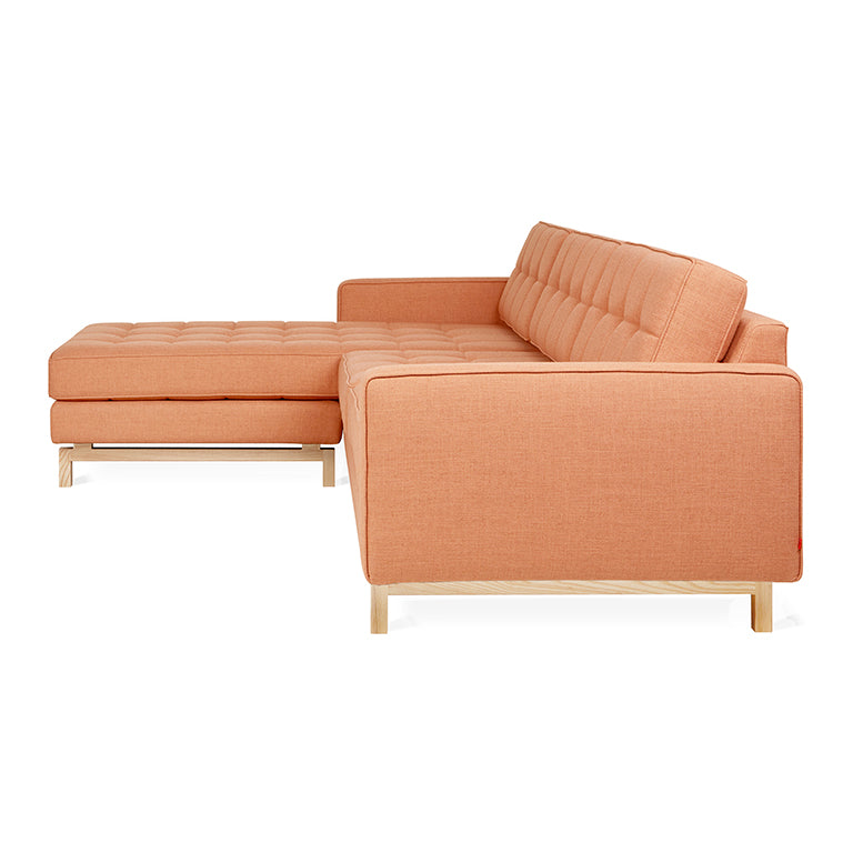 Gus* Modern JANE 2 Caledon Sedona bi-sectional with Natural Ash base