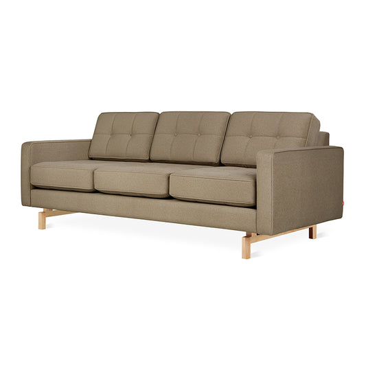 Gus* Modern JANE 2 Merino Mocha sofa with Ash base