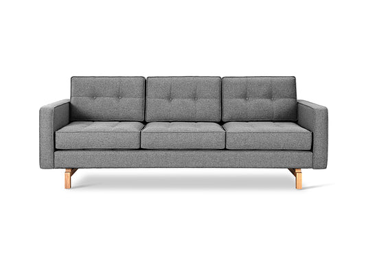 Gus* Modern JANE 2 Parliament Stone sofa with Natural Ash base