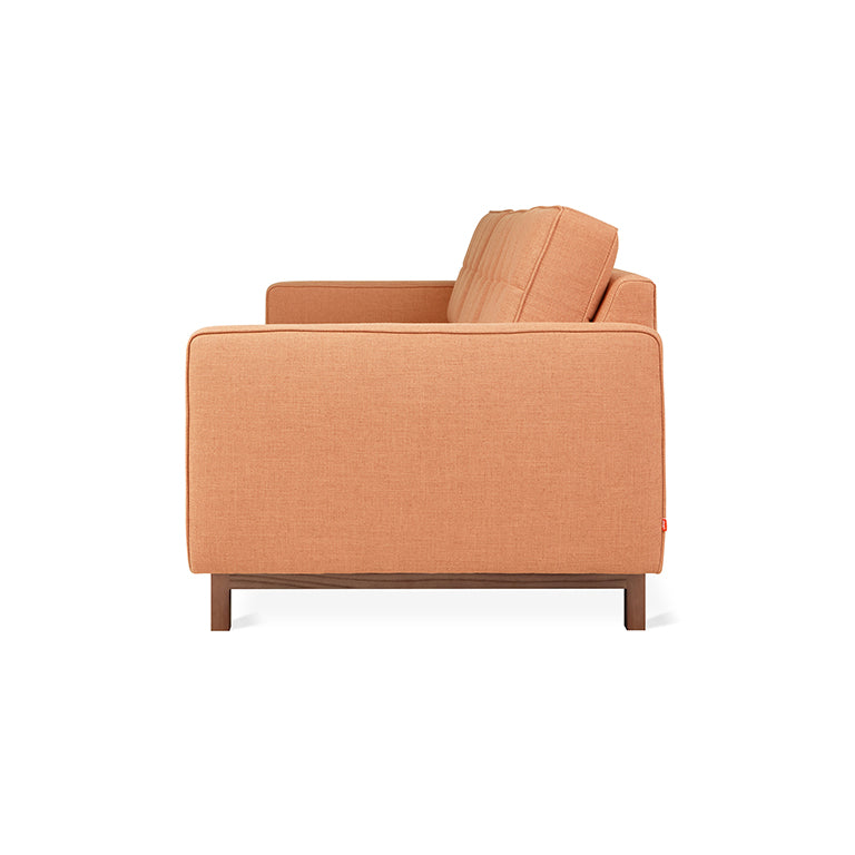 Gus* Modern JANE 2 Caledon Sedona sofa with Walnut base