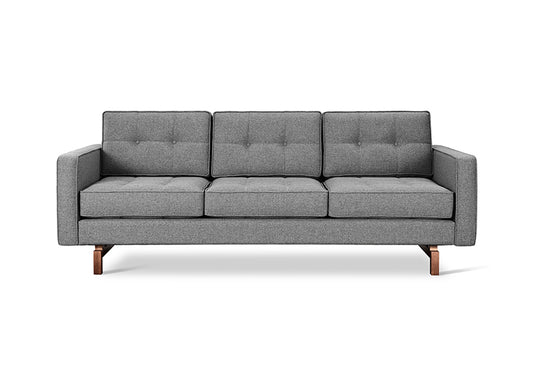 Gus* Modern JANE 2 Parliament Stone sofa with Walnut base