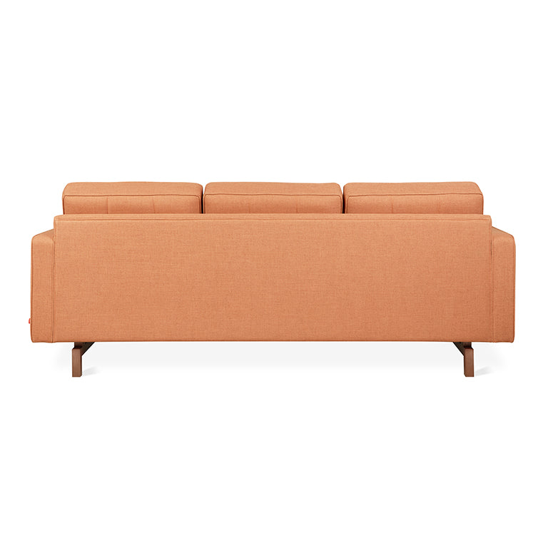 Gus* Modern JANE 2 Caledon Sedona loft bi-sectional with Walnut base