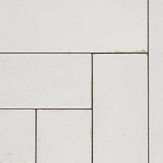 MATISSE Bianco 2-1/2 x 10 zellige style glossy wall tile