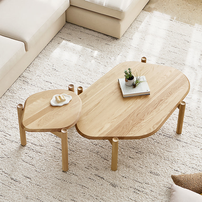 Gus* Modern MONARCH natural walnut coffee table