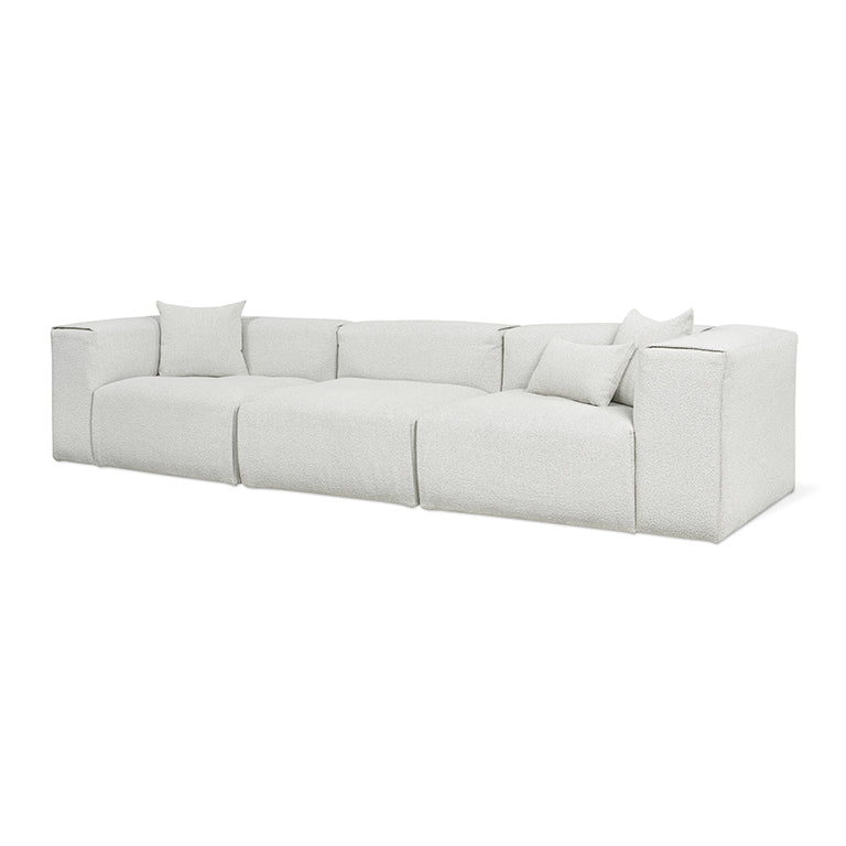 Gus* Modern NEST Morris Fog modular 3pc sofa
