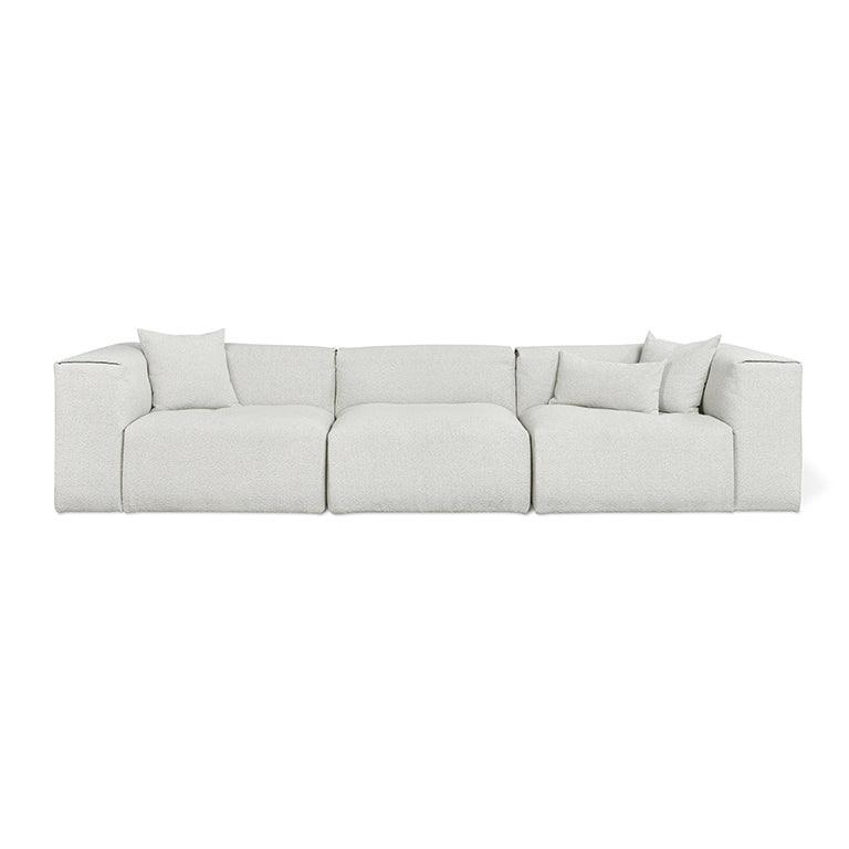 Gus* Modern NEST Morris Fog modular 3pc sofa