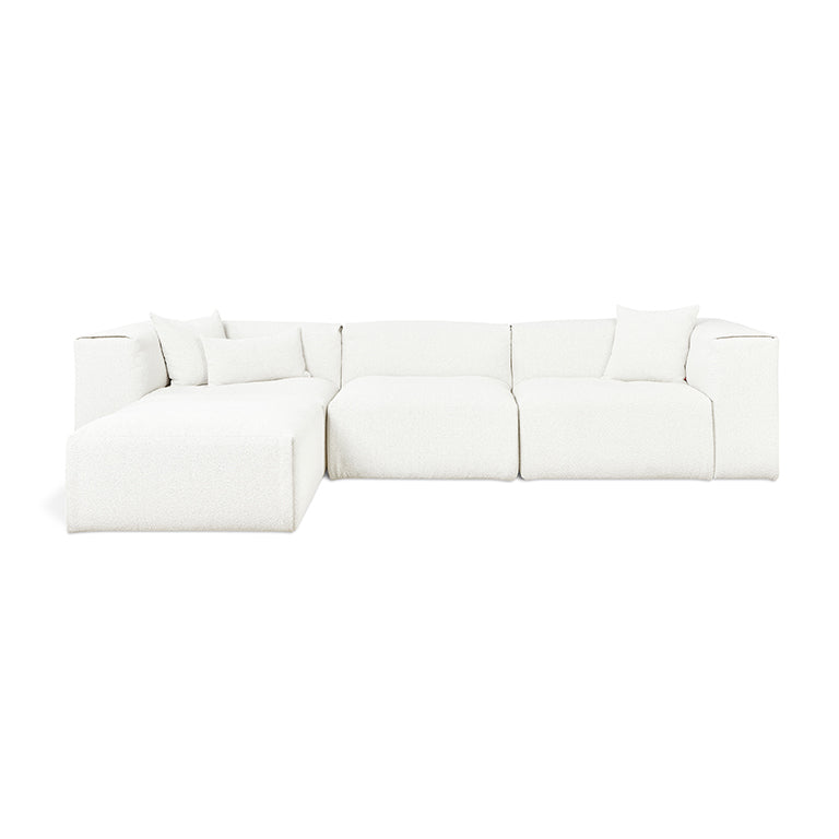 Gus* Modern NEST Morris Bone modular 4pc sectional