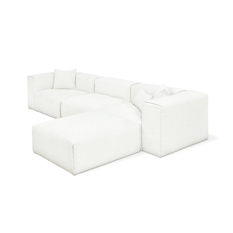 Gus* Modern NEST Morris Bone modular 4pc sectional