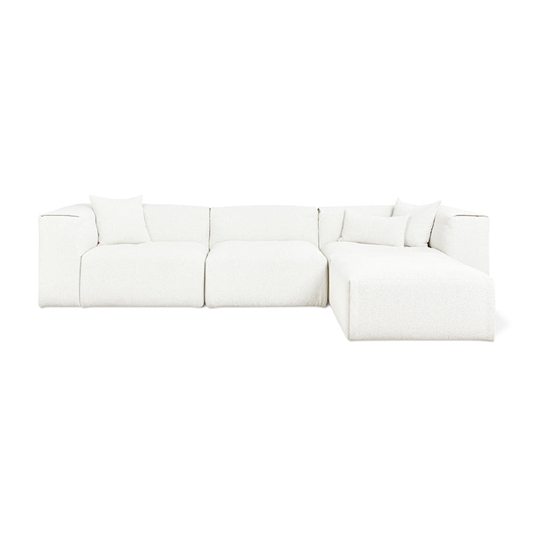 Gus* Modern NEST Morris Bone modular 4pc sectional