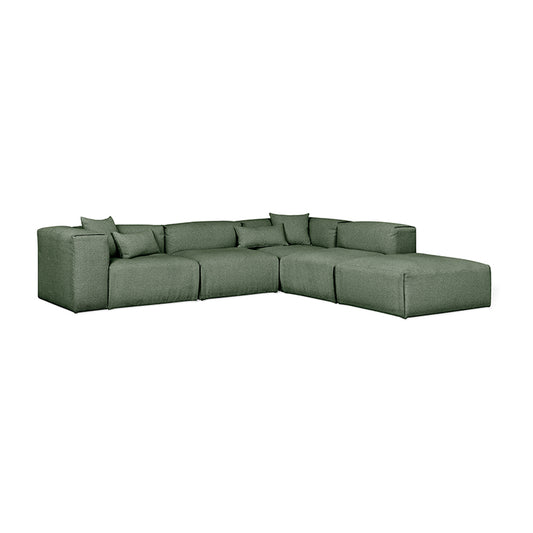 Gus* Modern NEST Morris Pine right facing modular 5pc sectional