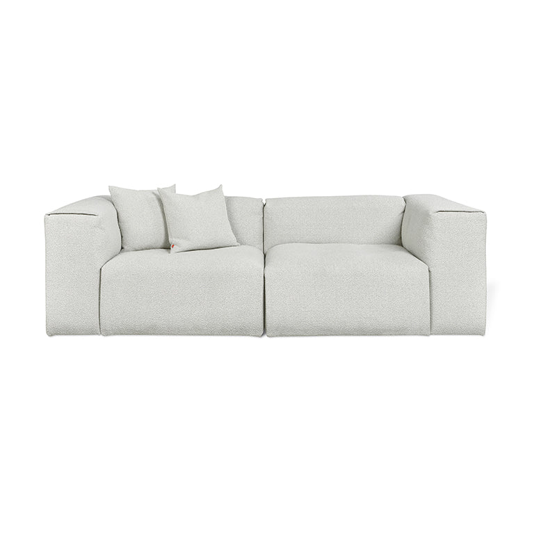 Gus* Modern NEST Morris Fog modular 2pc sofa