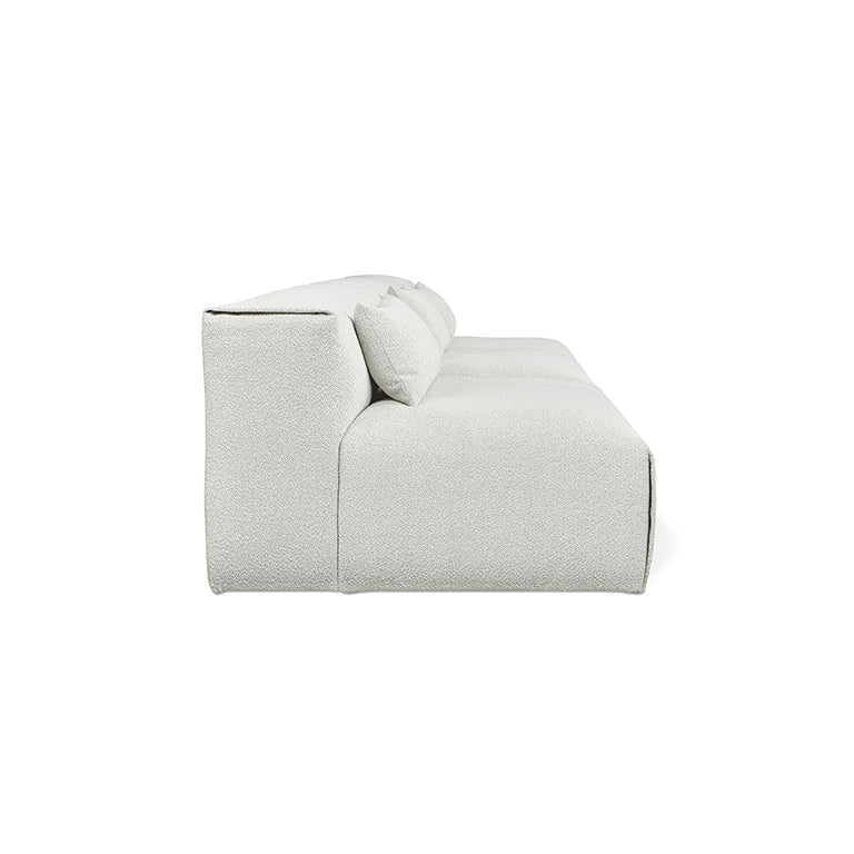 Gus* Modern NEST Morris Fog modular 3pc armless sofa