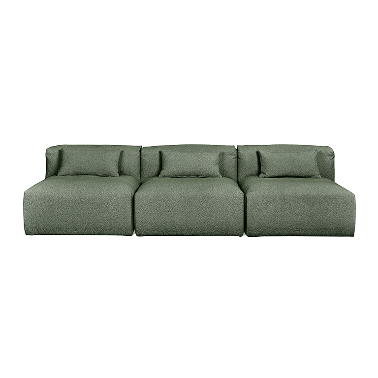 Gus* Modern NEST Morris Pine modular 3pc armless sofa