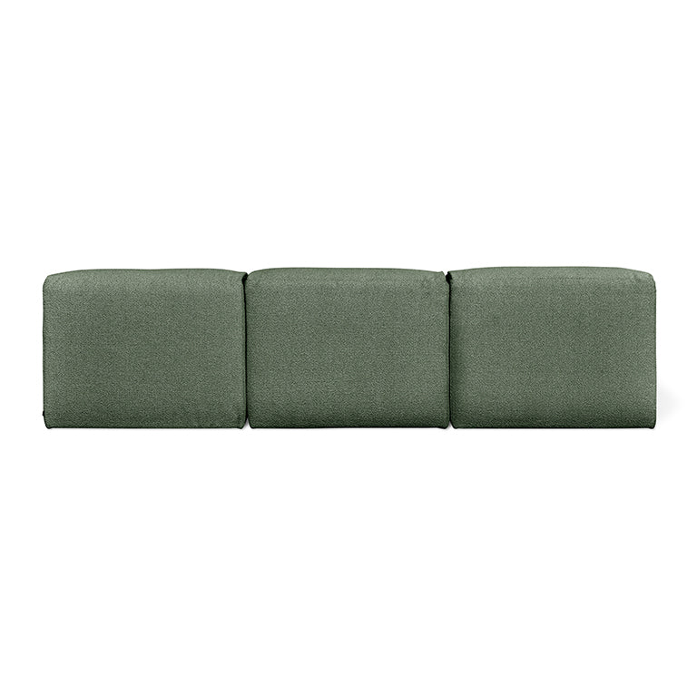 Gus* Modern NEST Morris Pine modular 3pc armless sofa